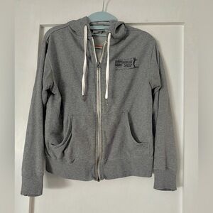 Block Island Diamondblue Surf Shop Cropped Hoodie